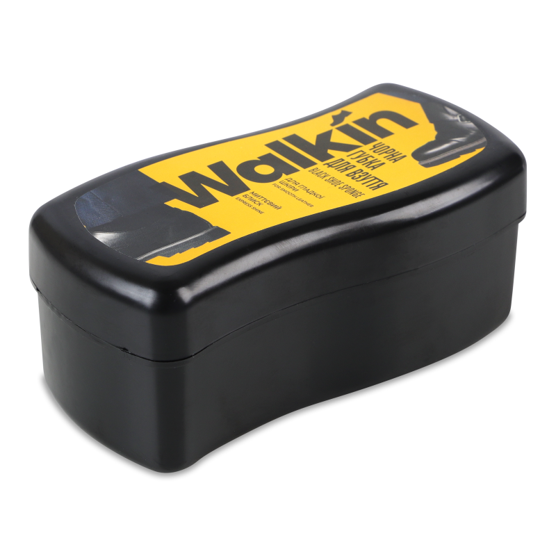 Губка д/взуття з гладкої шкіри Хвиля чорна Волкін