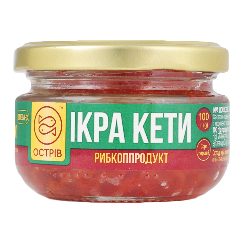 Ікра лососева зерниста кети Острів с/б