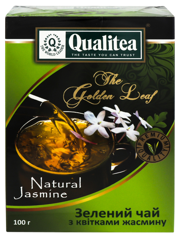 Чай Зелений з жасмином Qualitea 100г Qualitea 4820053770400: купить в ...