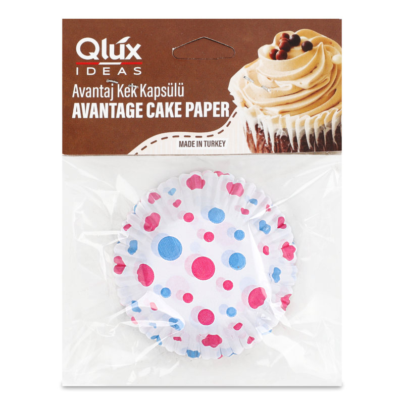 Форма д/випічки кексів паперова 50шт L-00824 Qlux