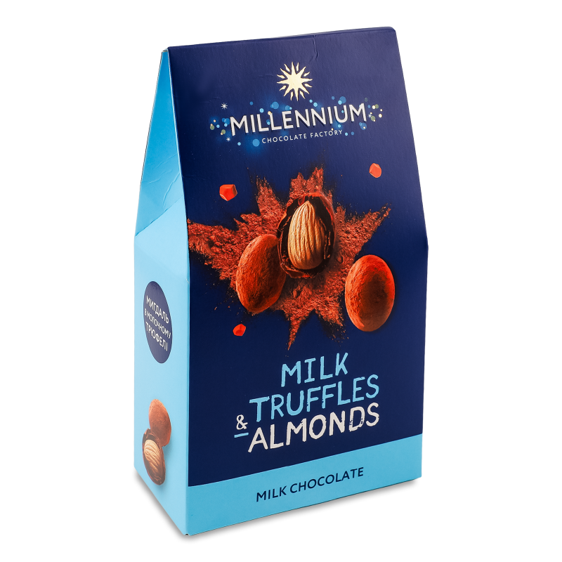 Цукерки Мигдаль в молочному трюфелі 100г Millennium