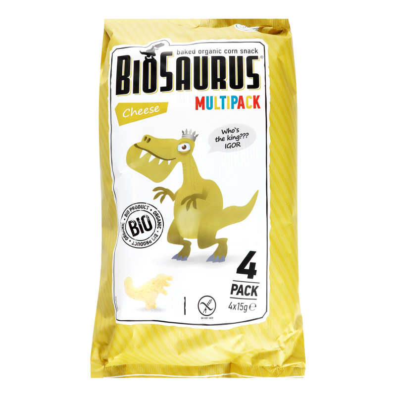 Снеки кукурудзяні Cheese BioSaurus м/у 4х