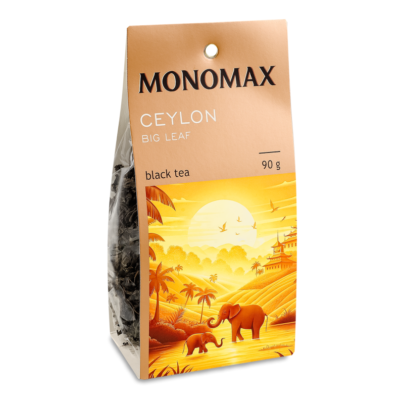 Чай Original 100% Ceylon чорний крупнолистовий 90г Monomax