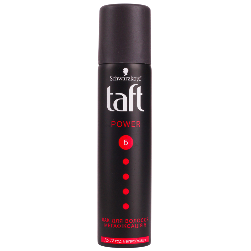 Лак д/волосся Пауер Кофеін мегафіксація 75мл Тафт