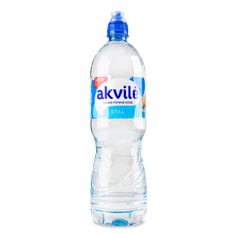Вода мінеральна Спорт негазована 1л пет Akvile