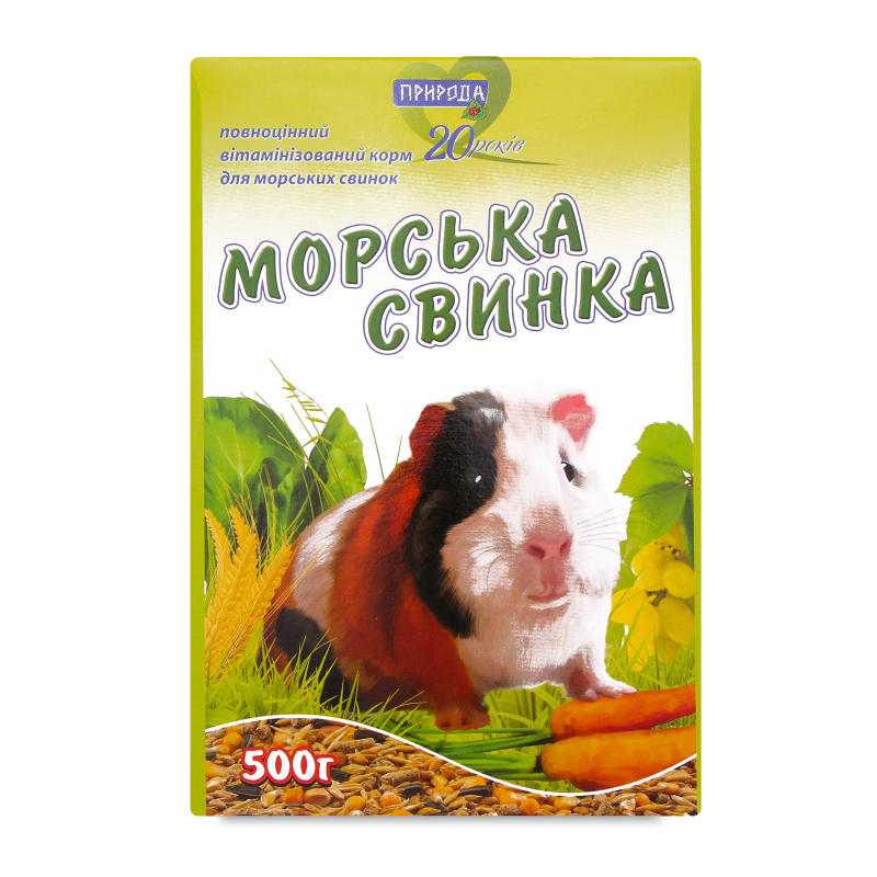 Корм д/морських свинок 500г Природа