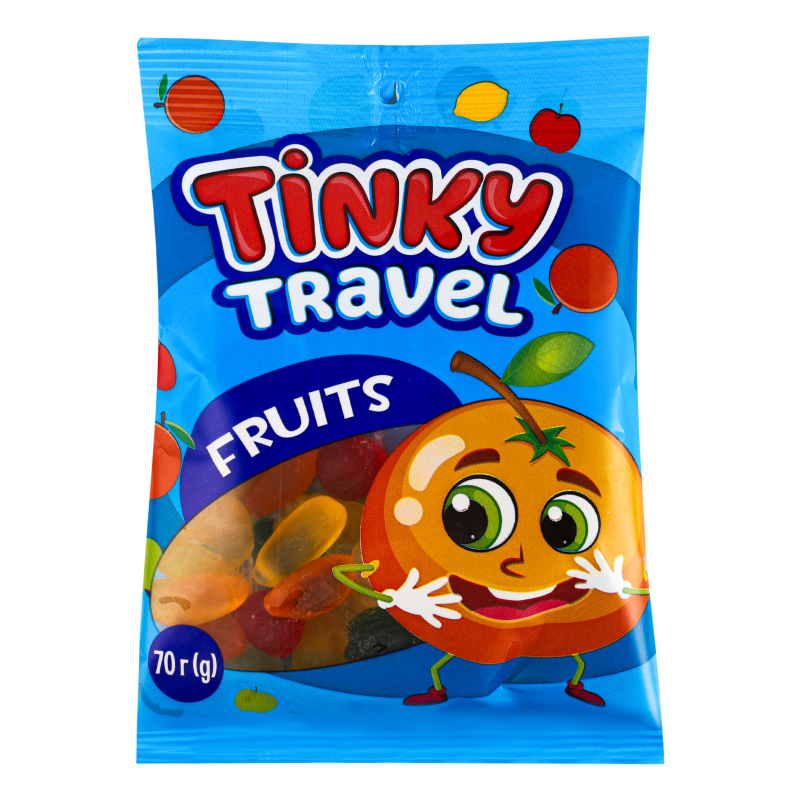 Конфеты желейные Fruits Tinky Travel Vale м/у 70г Vale