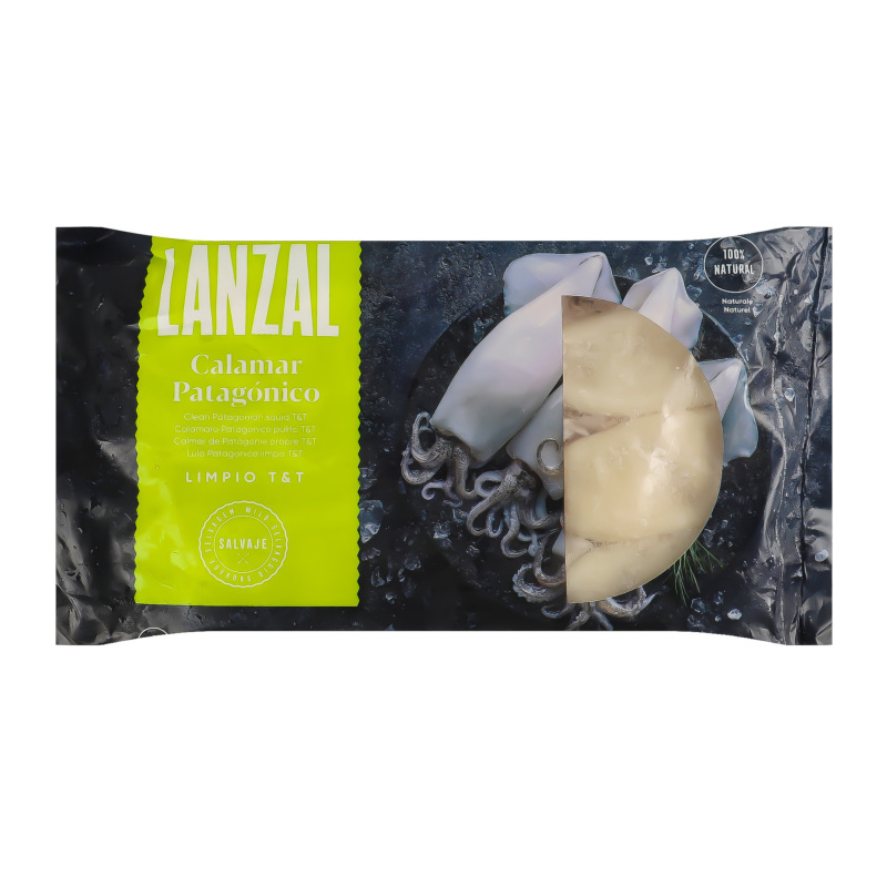 Кальмар быстрозамороженный целый чищенный Lanzal м/у
