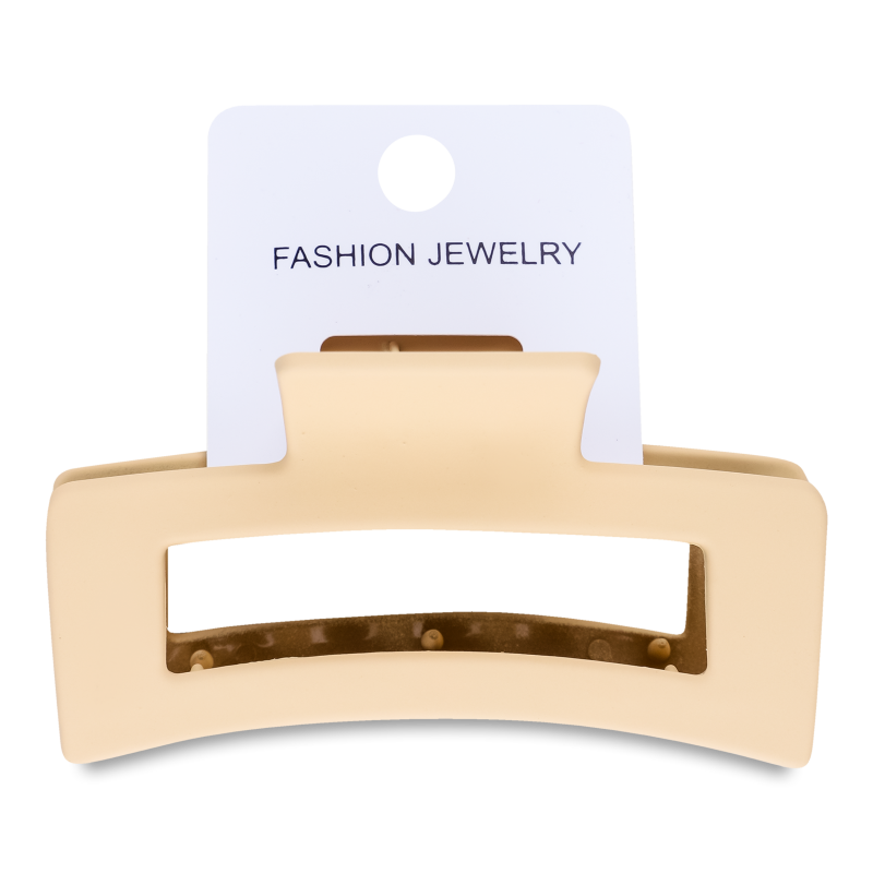 Заколка-краб пластик 8,5*4,5*3см в асортименті KYYW388