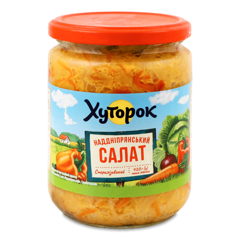 Салат Наддніпрянський 420г твіст/б Хуторок