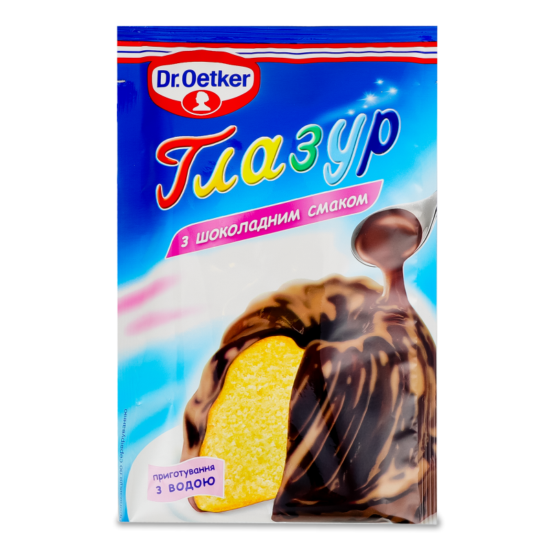 Глазур з шоколадним смаком 100г Dr.Oetker