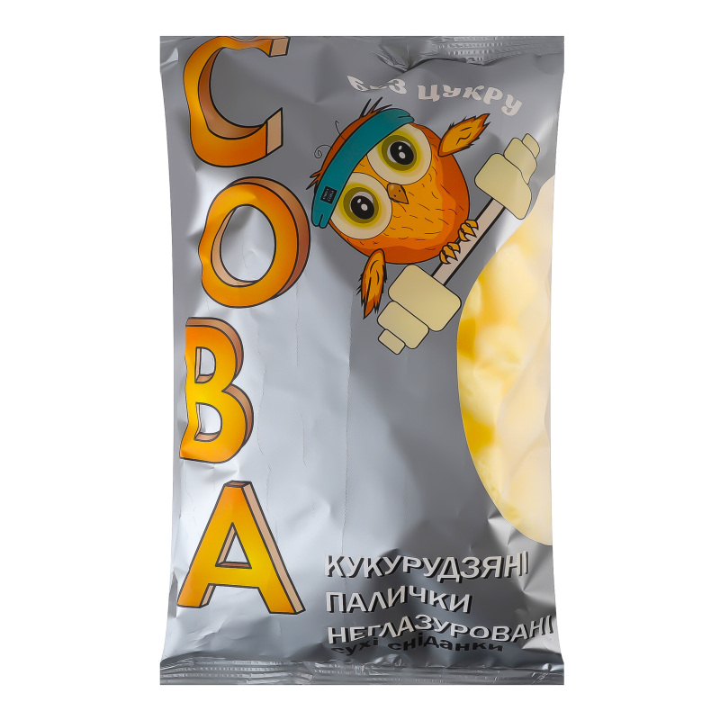 Палочки кукурузные неглазированные без сахара Сова м/у 45г Сова ...