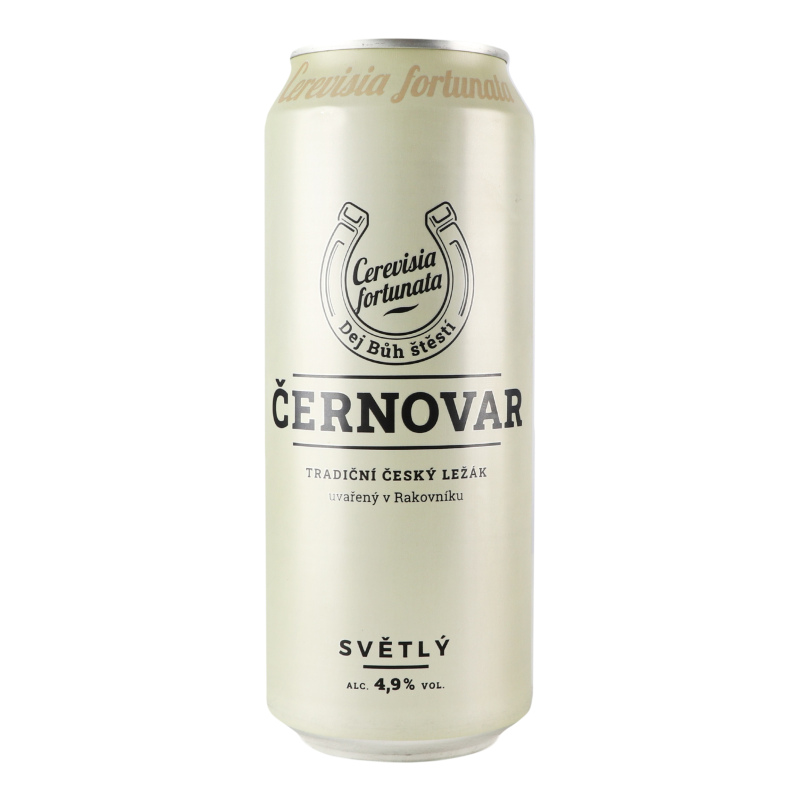 Пиво 0.5л 4.9% светлое фильтрованное пастеризованное Cernovar ж/б ...