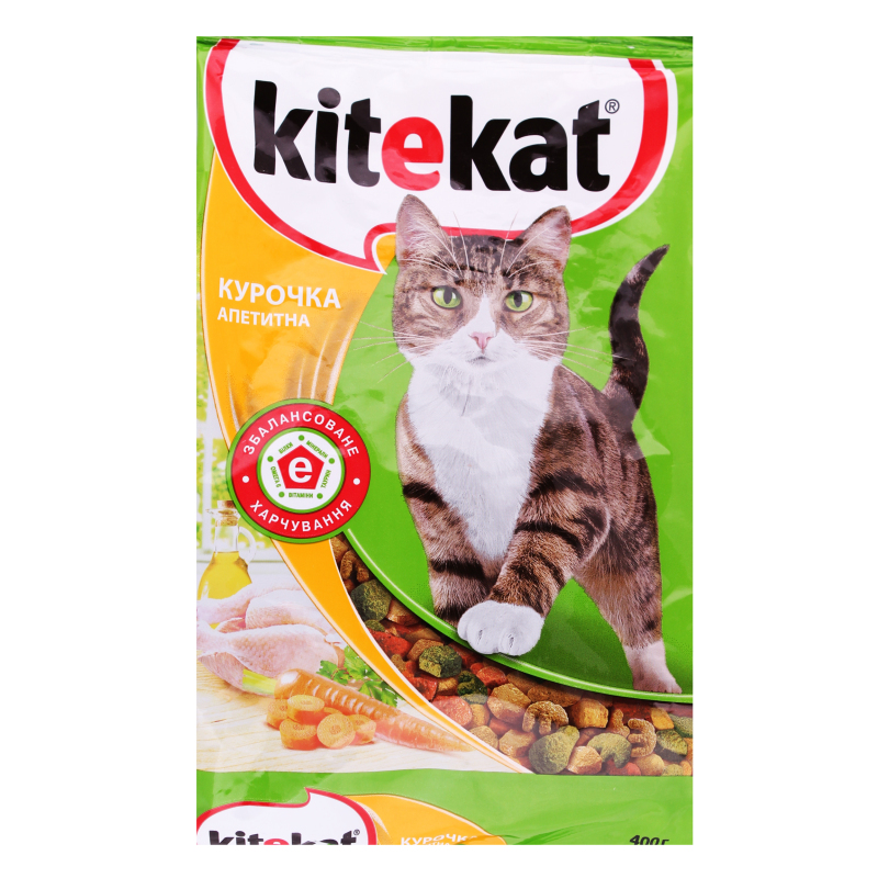 Kitekat chick&vegetables a s 0.4kg CD #2 (5000159369657)