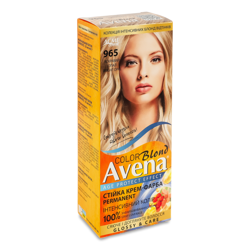 Крем-фарба д/волосся Blond Color 965 яскравий опал Avena