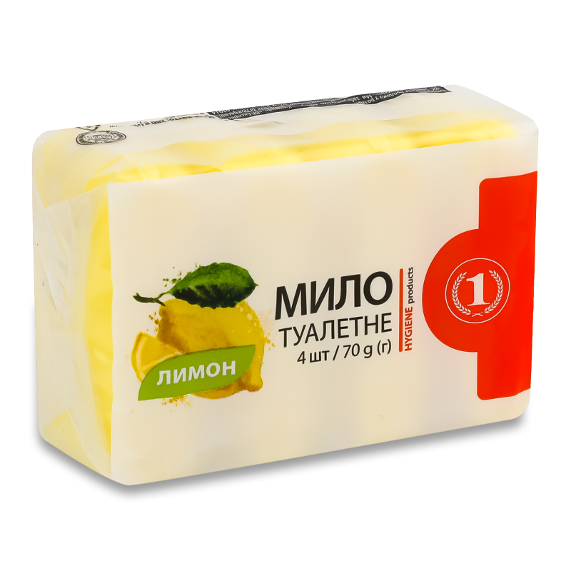 Мило Лимон 4*70г екопак ТМ “1”