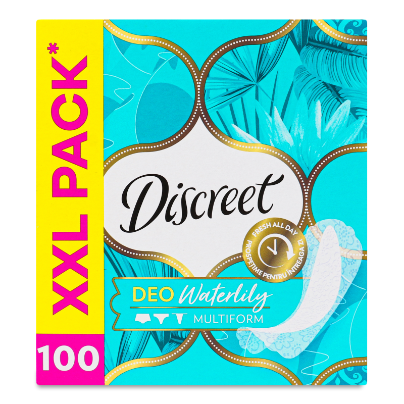 Прокладки щоденні Део Водяна лілія мультіформ 100шт Діскріт