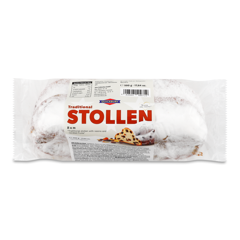 Штолен Традиційний з ромом 500г м/у Quickbury