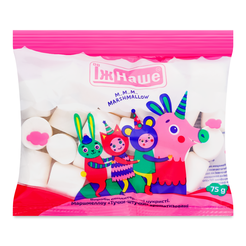 Маршмеллоу Тучки-штучки ароматизовані 75г Їж наше