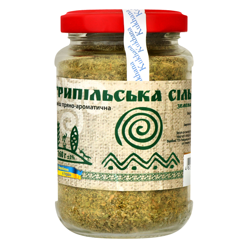 Смесь пряно-ароматическая зеленая Трипольская соль Kukhana с/б 160г ...