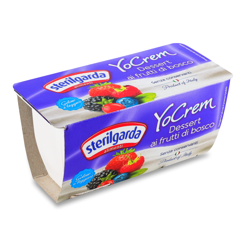 Йогурт Йо Крем Дикі ягоди пастеризований 2,9-3,3% 200г Стерілгарда