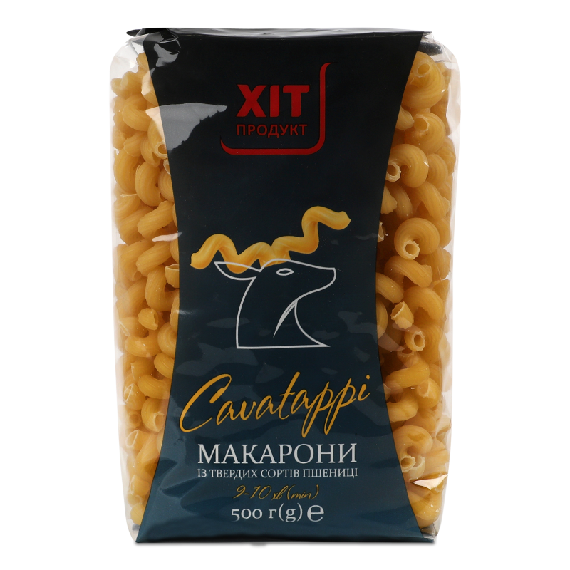 Вироби макаронні Cavatappi 500г Хіт продукт