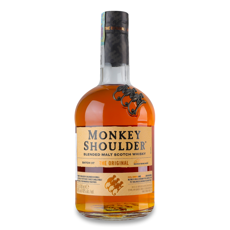 Віскі солодовий 40% 0,7л Манкі Шолдер