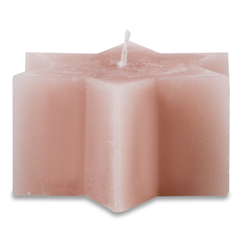 Свічка Зірка рожево-коричнева SD 09*04/1-7.1 Candy Light