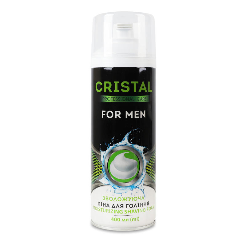 Піна д/гоління Зволожуюча д/чутливої шкіри 400мл Крістал