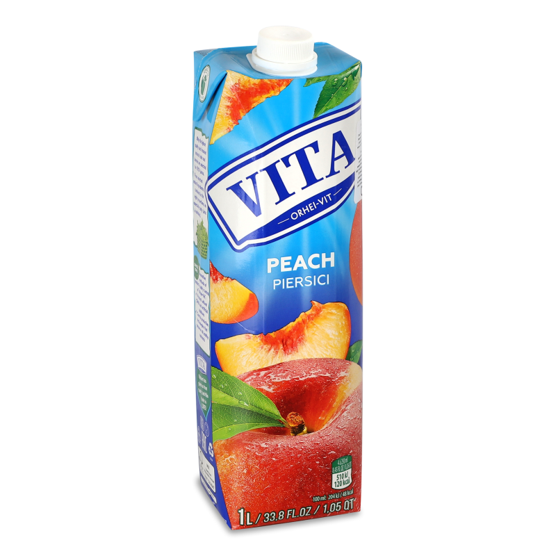 Нектар персиковий з м”якоттю 1л призма Віта