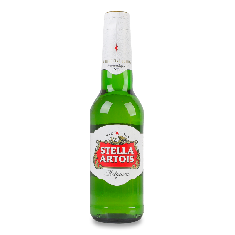 Пиво світле 5,2% 0,33л скло Stella Artois