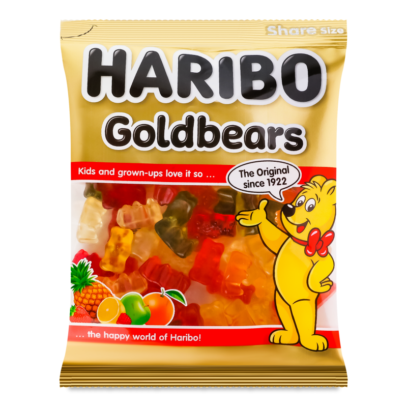 Цукерки жувальні Золоті ведмедики 150г Haribo