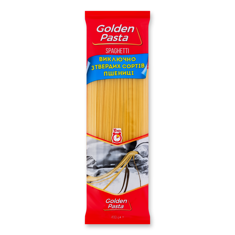 Вироби макаронні Спагетті 400г Golden Pasta