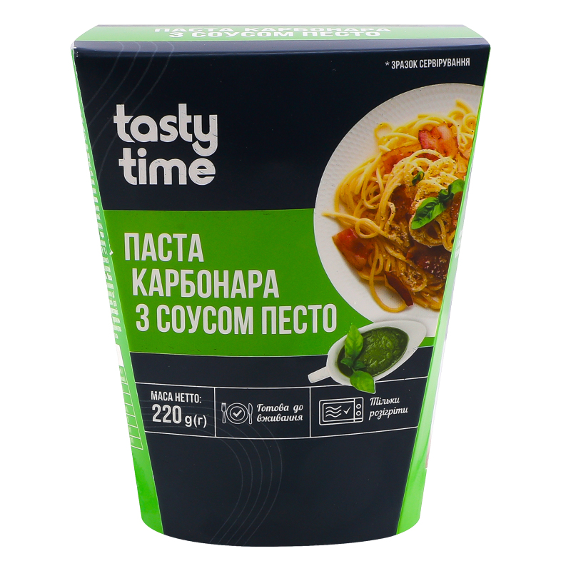 Паста Карбонара з соусом Песто Tasty Time к/у