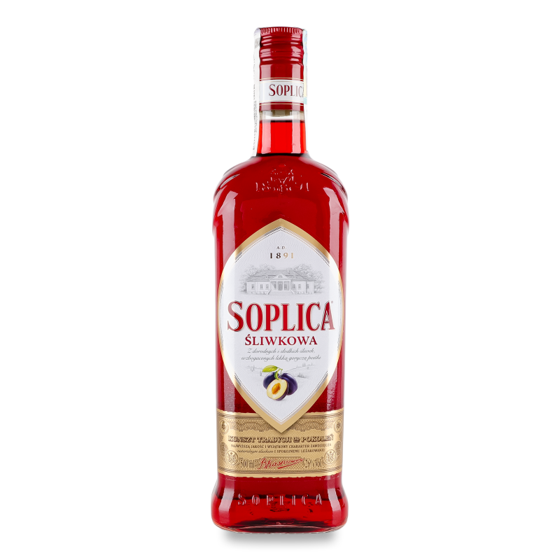 Лікер Слива 26% 0,5л Soplica