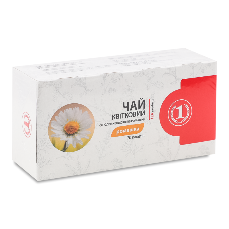 Чай квітковий Ромашка 20*1,35г ТМ “1”