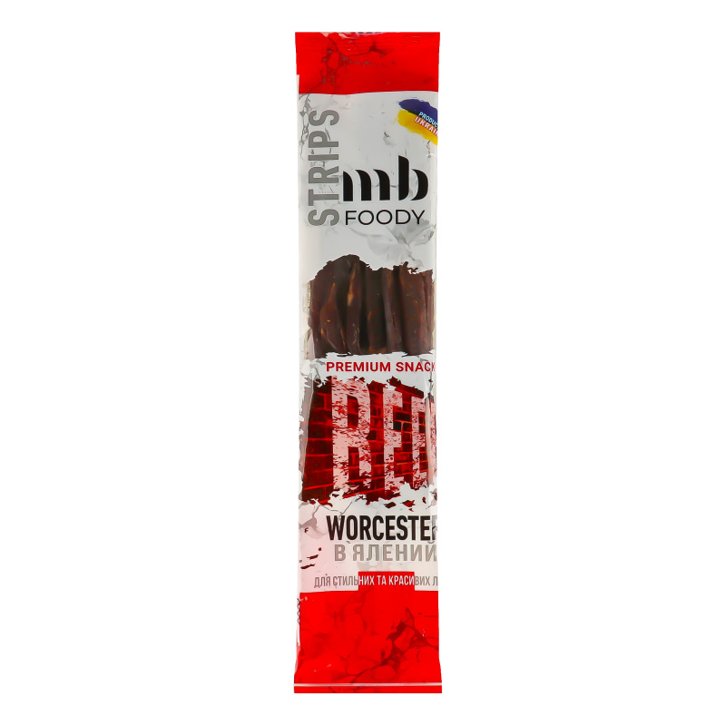 Стріпси яловичі в'ялені Worcester MB Foody м/у