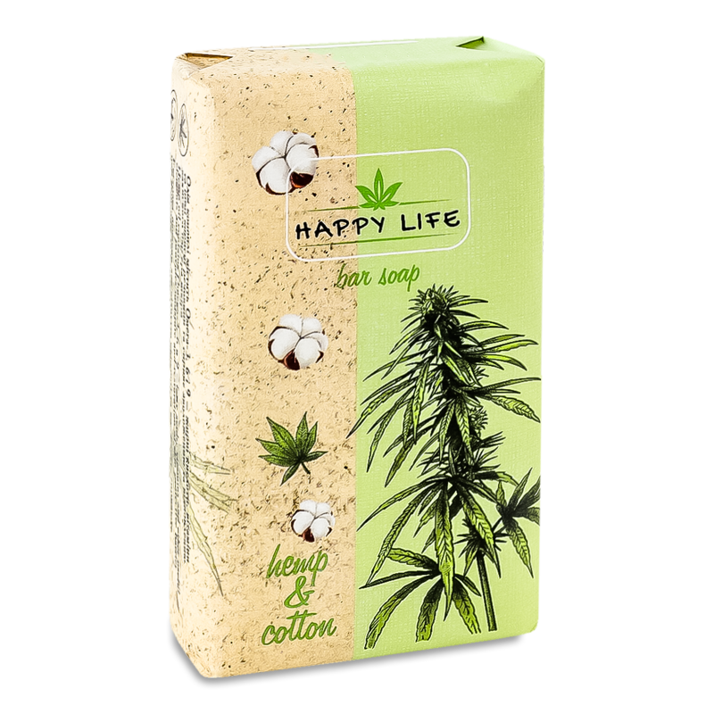 Мило Конопля та бавовна 180г Happy Life