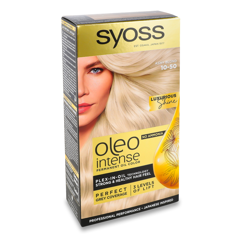 Фарба д/волосся 10-50 димчастий блонд Сйосс Олео інтенс