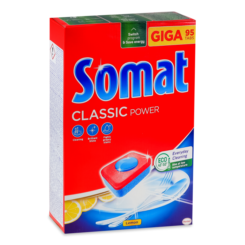 Таблетки д/посудомийних машин Classic 95шт Somat