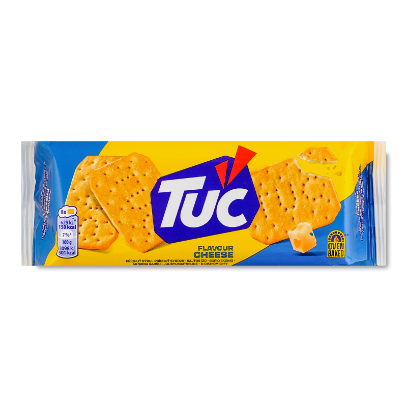 Крекер солоний з смаком сиру 100г Тук