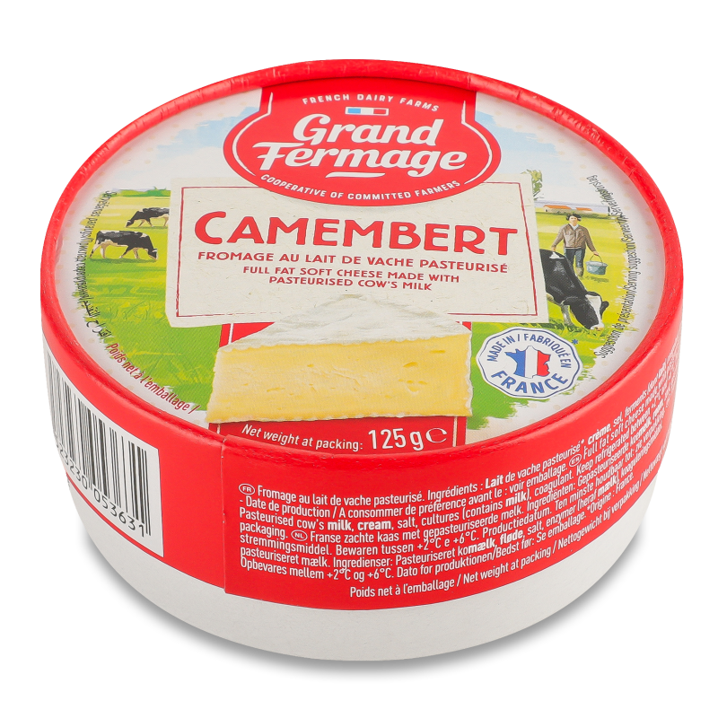 Сир м”який Камамбер 44% 125г Гранд Фермаж