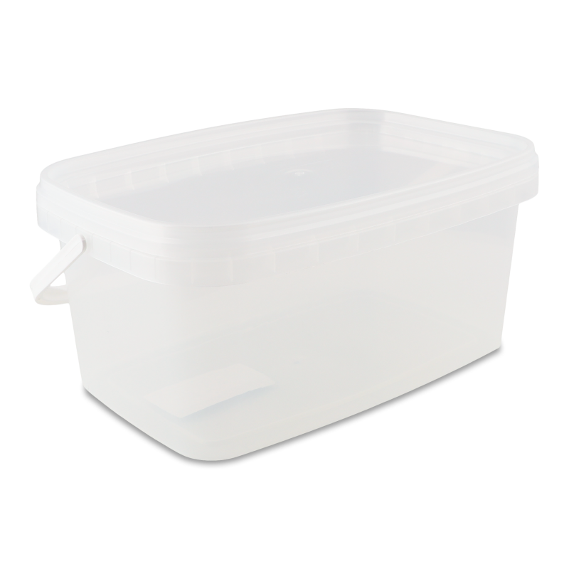 Відро 2,3л пластик прямокутне з кришкою Prime Box