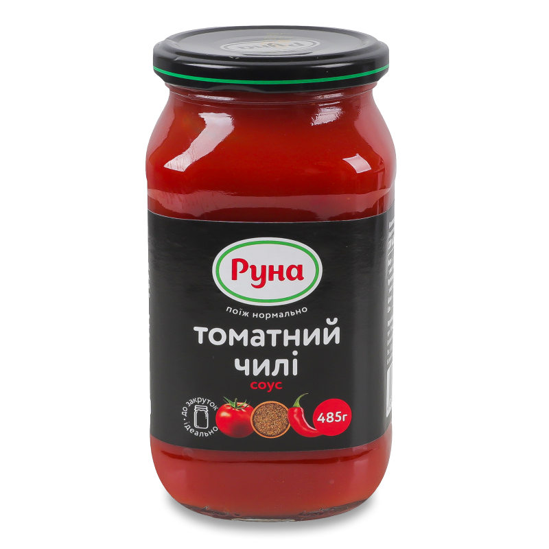 Соус Томатний чилі 485г твіст/б Руна