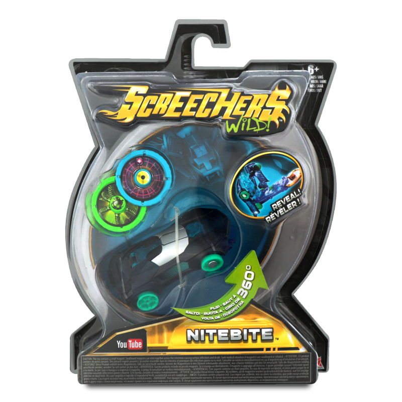 Іграшка Машинка-трансформер L1 Найтбайт Скрічерс Вілд