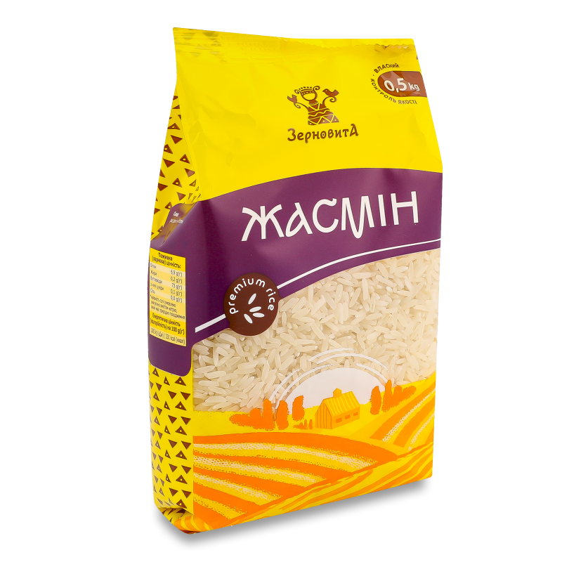 Рис Жасмін 500г Зерновита