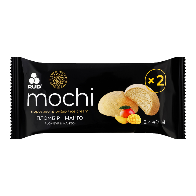 Морозиво Пломбір-манго Mochi Rud м/у 2х