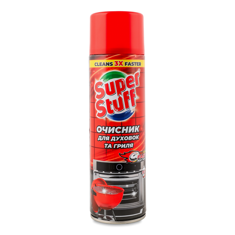 Очисник д/духовок та гриля 500мл спрей Super Stuff