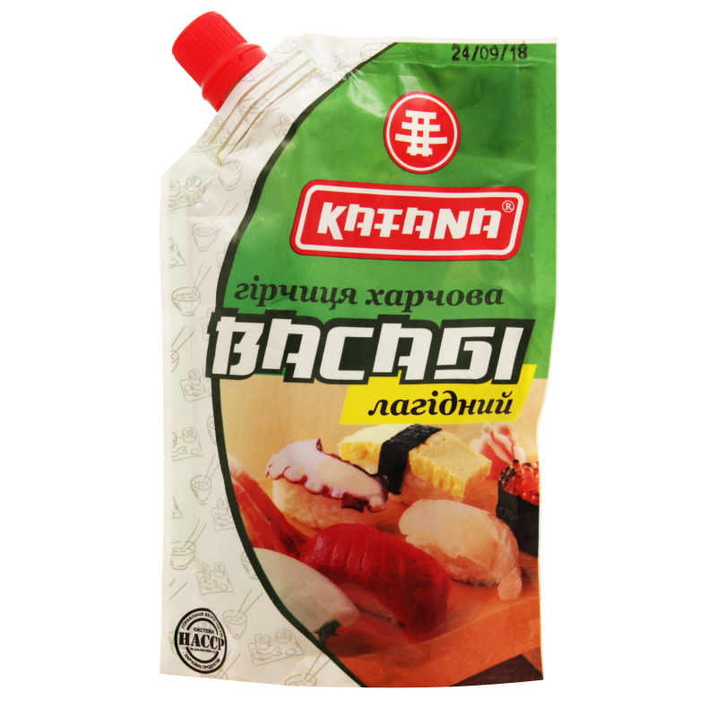 Горчица Katana Васаби крепкий д/п 180г Katana 4820026031316: купить в ...