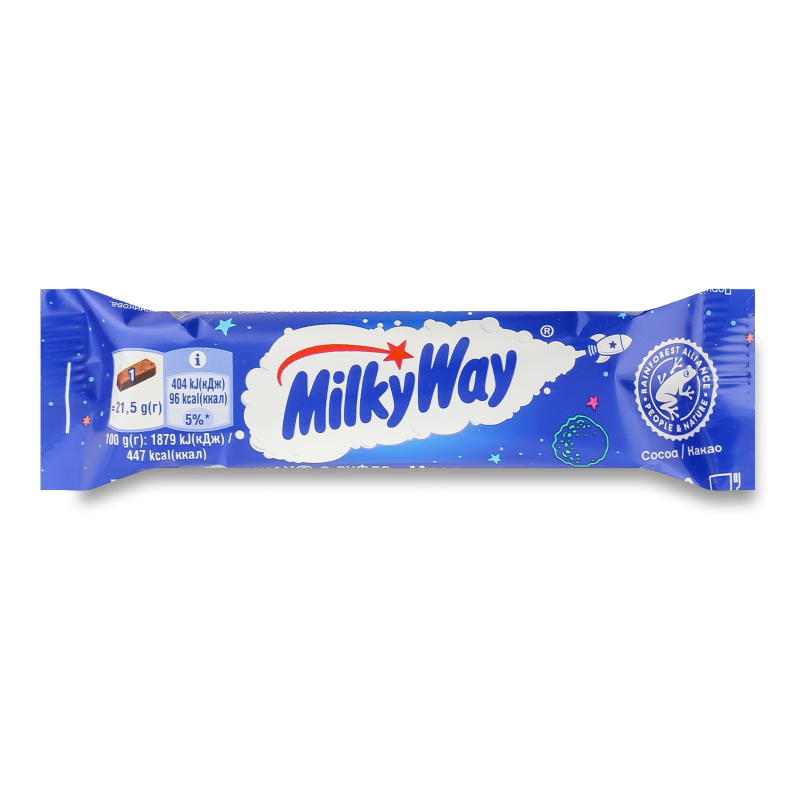 Батончик шоколадний з суфле 21,5г Milky Way